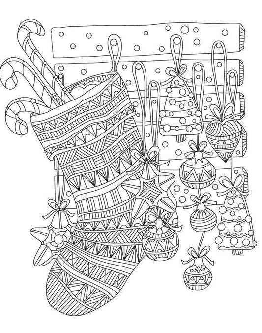 Wonderful Christmas: Coloring Book