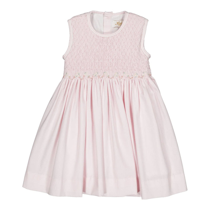 Emma Smocked Dress I Pink Piqué