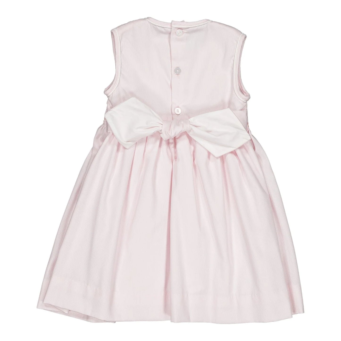 Emma Smocked Dress I Pink Piqué