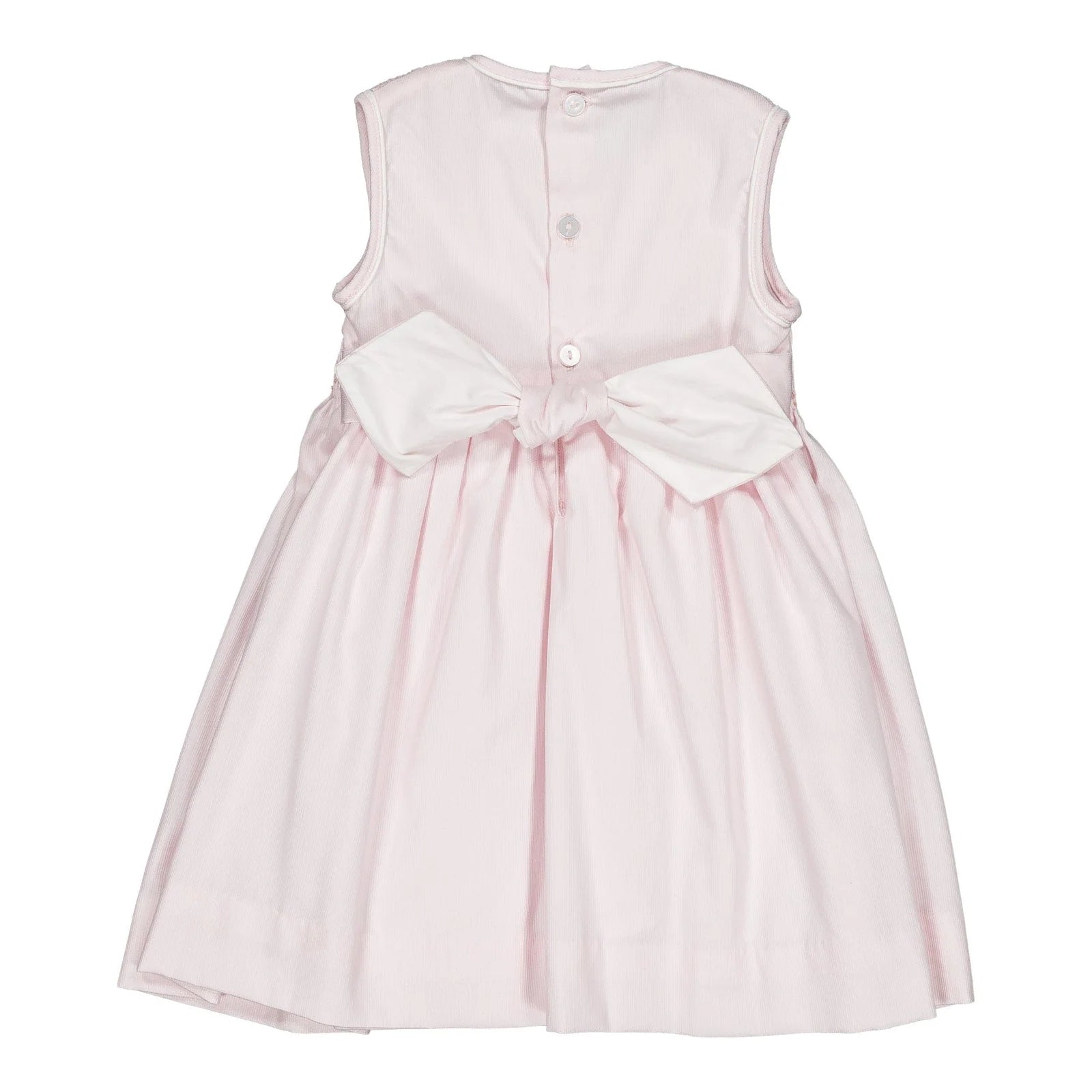 Emma Smocked Dress I Pink Piqué