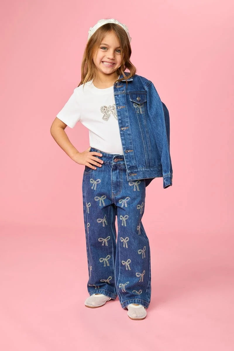 Tatiana Crystal Bow Pants