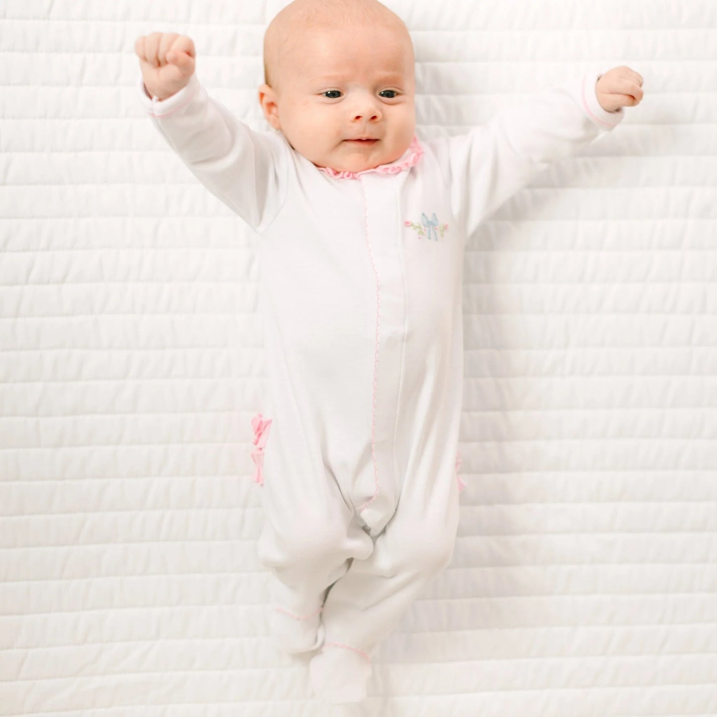 Evelyn's Classics Print Ruffle Footie