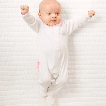 Evelyn's Classics Print Ruffle Footie