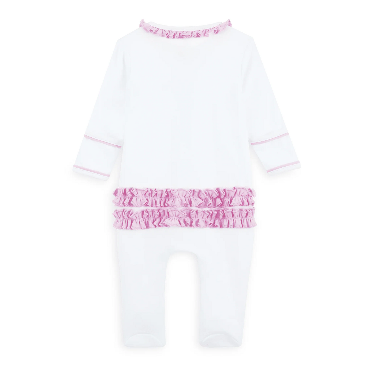 Evelyn's Classics Print Ruffle Footie