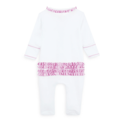 Evelyn's Classics Print Ruffle Footie