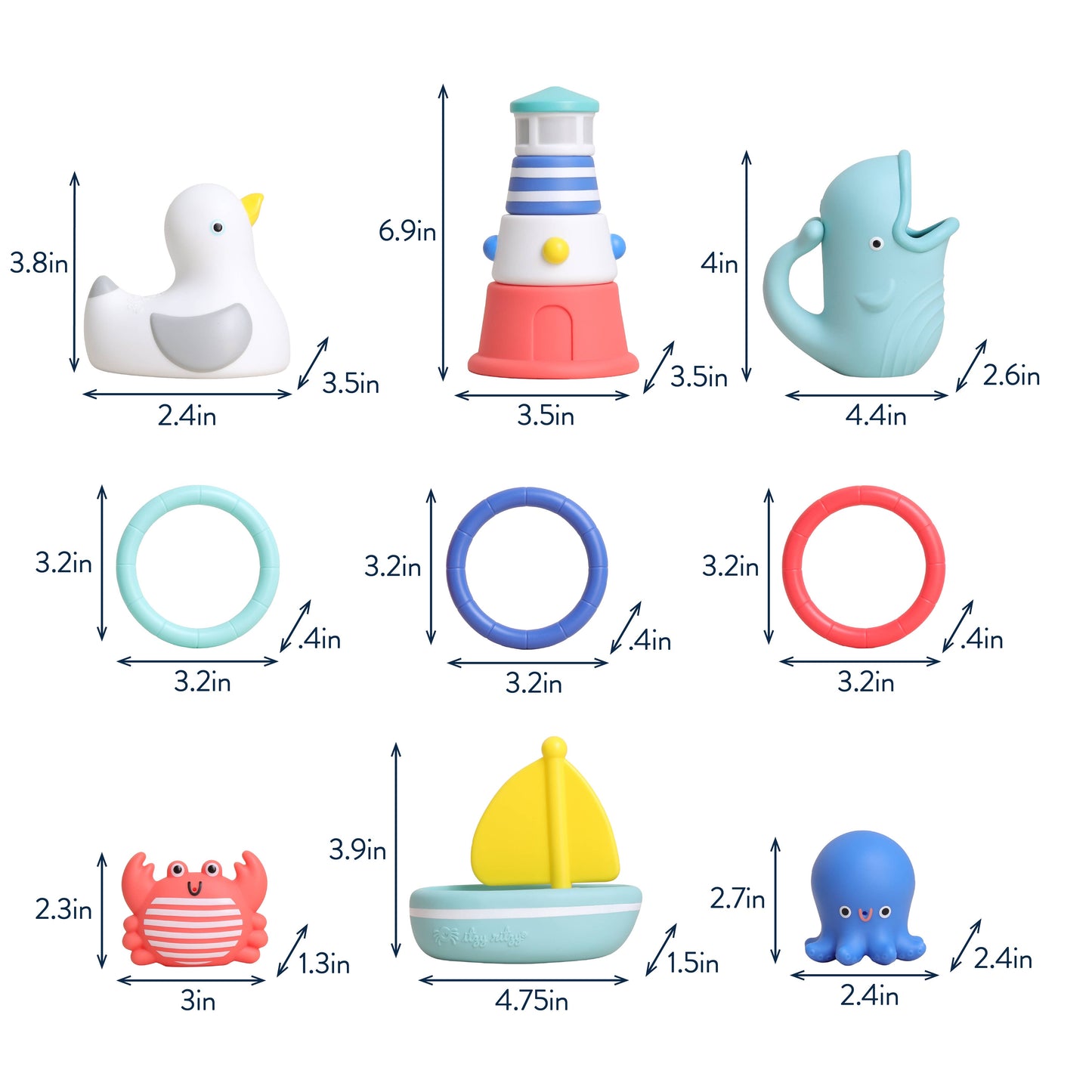 Seaside Splash Gift Set Bath + Water Toy