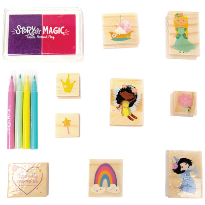 Mini Wooden Stamp Set