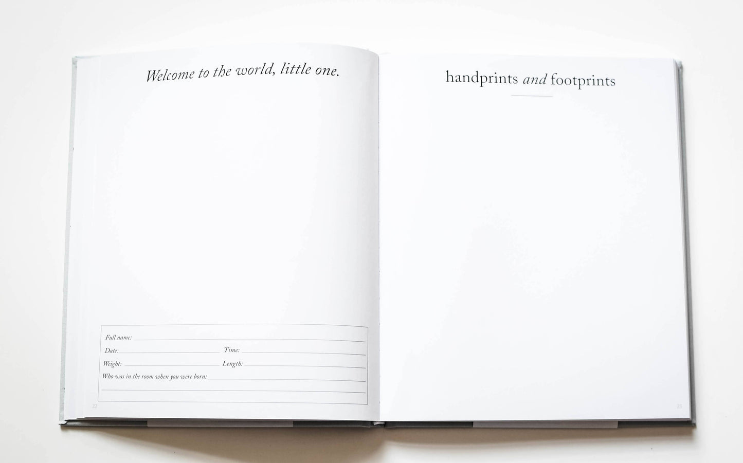 Baby's First Year Memory Book & Photo Album |  Dusty Rose