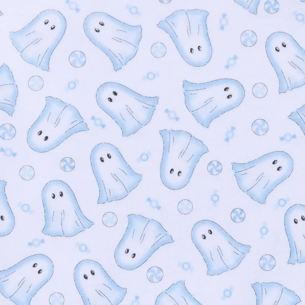 My Little Boo Blue Zipper Footie