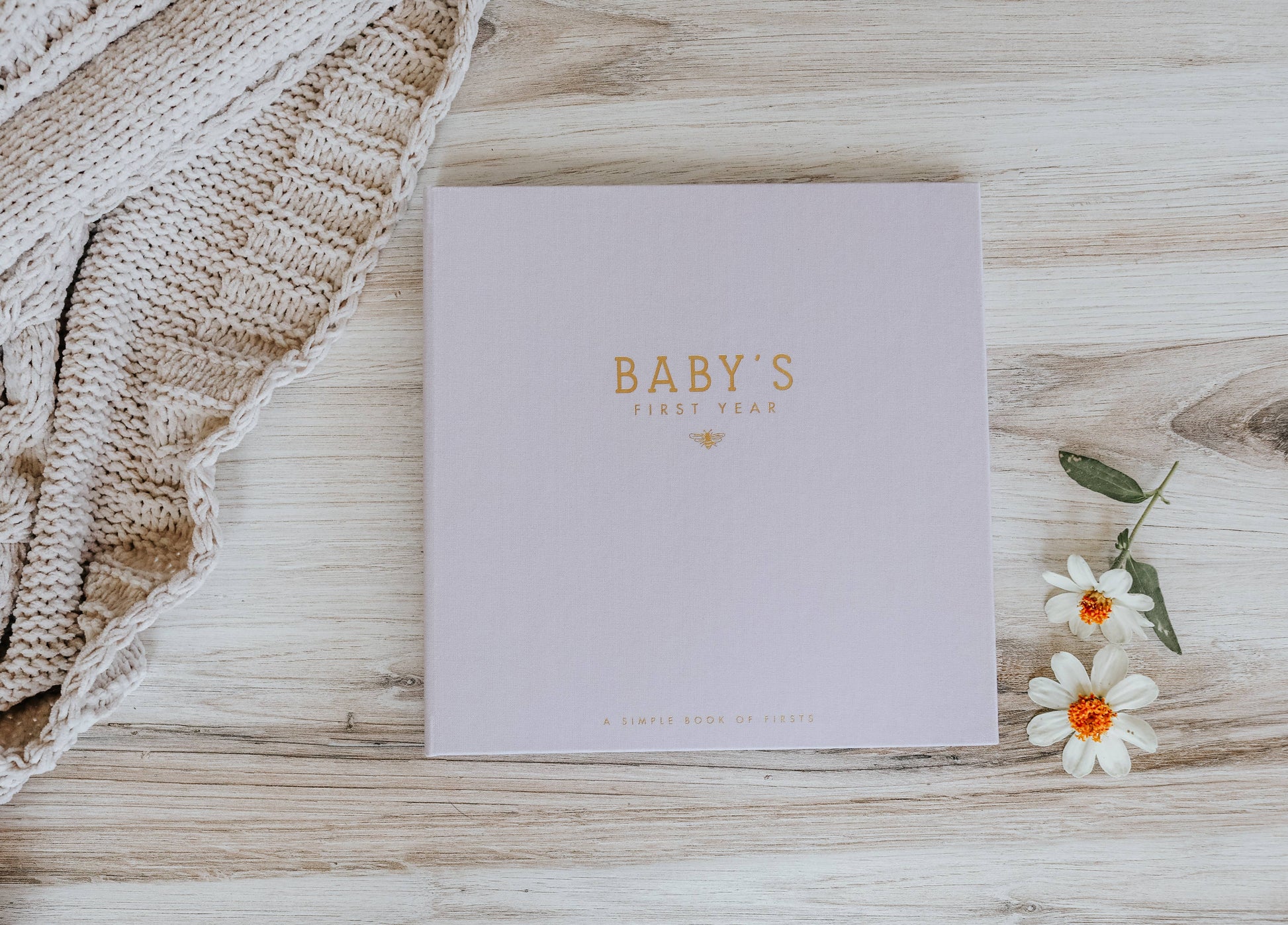 Honey Bee Luxury Baby Memory Book