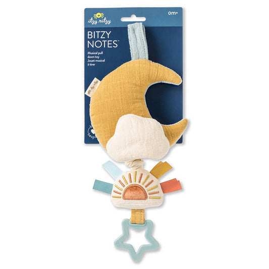 Bitzy Notes™ Musical Pull-Down Toy | Cloud/Sun