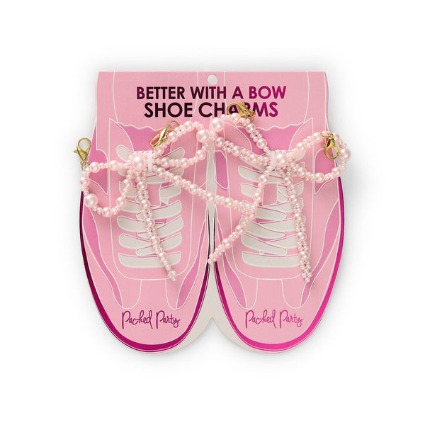 BETTER WITH A BOW SHOE CLIP SET - Pink