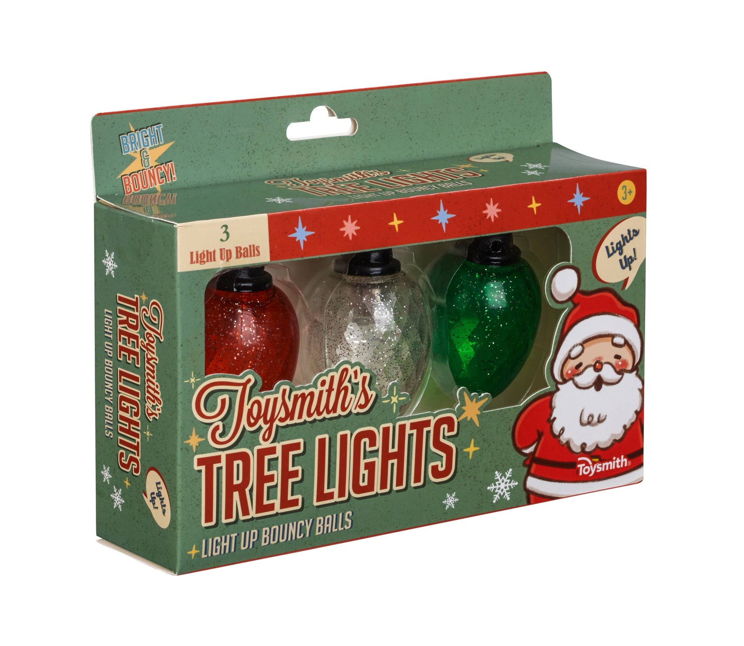 Holiday Light-Up Bouncy Ball, Assorted Colors, Christmas
