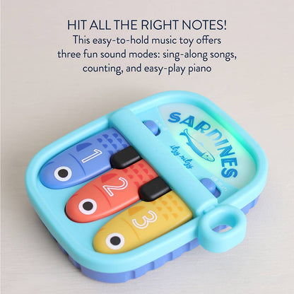 Bitzy Tunes Light-up Interactive Piano Toy | Sardines