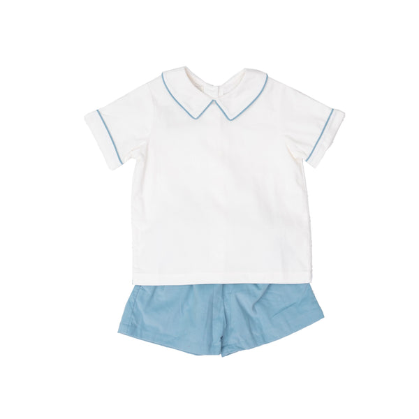 John Cord Short Set | Medium Blue