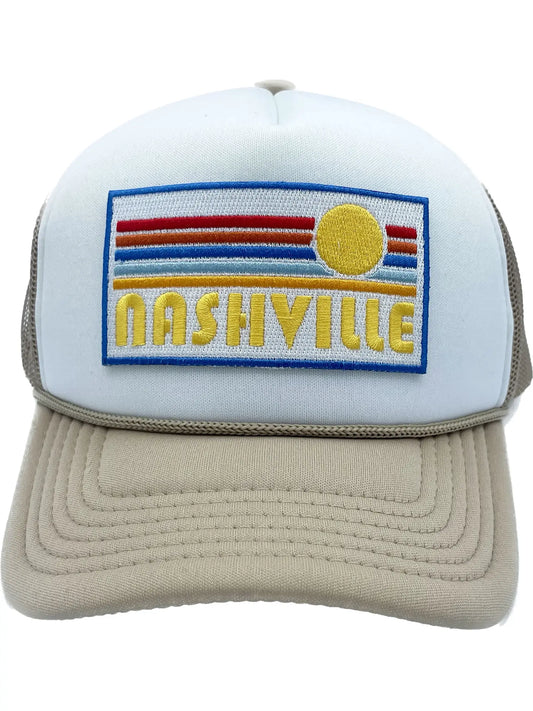 Nashville Kids Trucker Hat, Tan