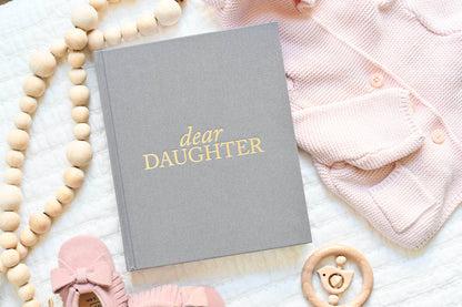Dear Daughter Childhood Keepsake Book | Cream