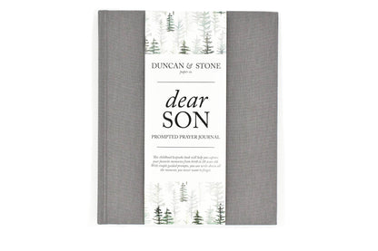 Dear Son Childhood Keepsake Book | Cream