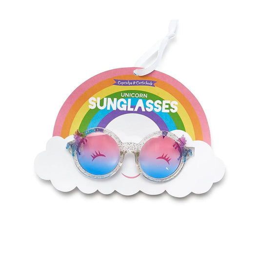 Ombre Unicorn Glitter Sunglasses