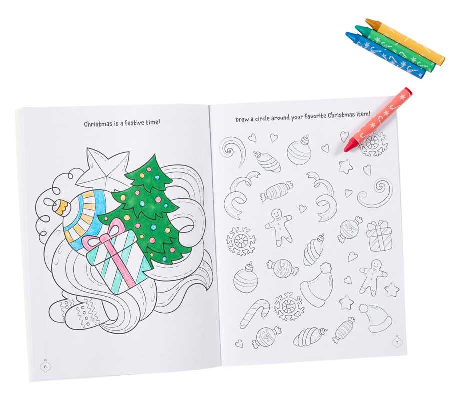 Merry & Bright! Christmas Coloring