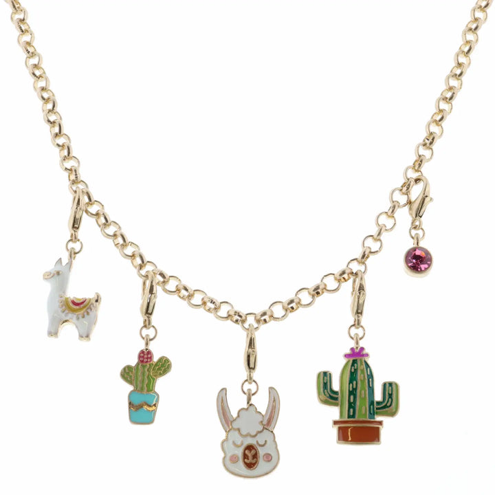 Llama Removable Charm Necklace