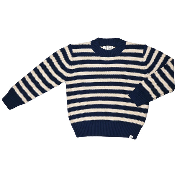 Cruise Sweater | Navy/Cream