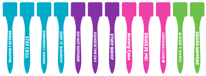 Fun Doh Squishy Cube Toy Pen | Assorted