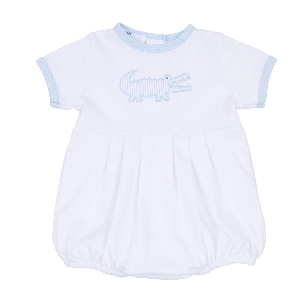 Gator Applique Bubble | Light Blue