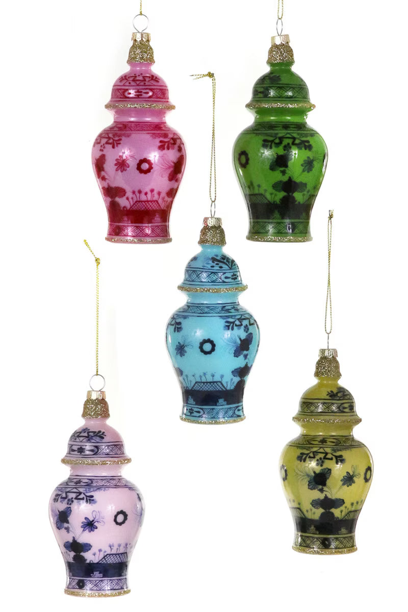 Gilded Urn Ornament | Assorted