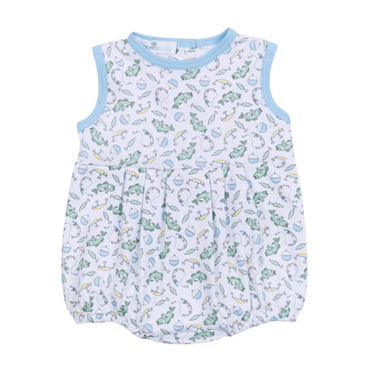 Hook, Line, & Sinker Sleeveless Bubble | Blue