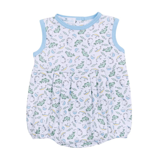 Hook, Line, & Sinker Sleeveless Bubble | Blue