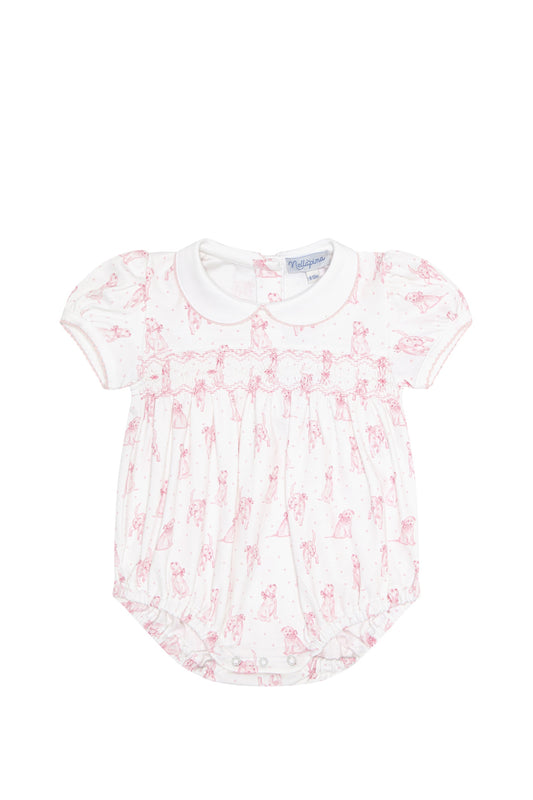 Smocked Bubble | Pink Puppy Love
