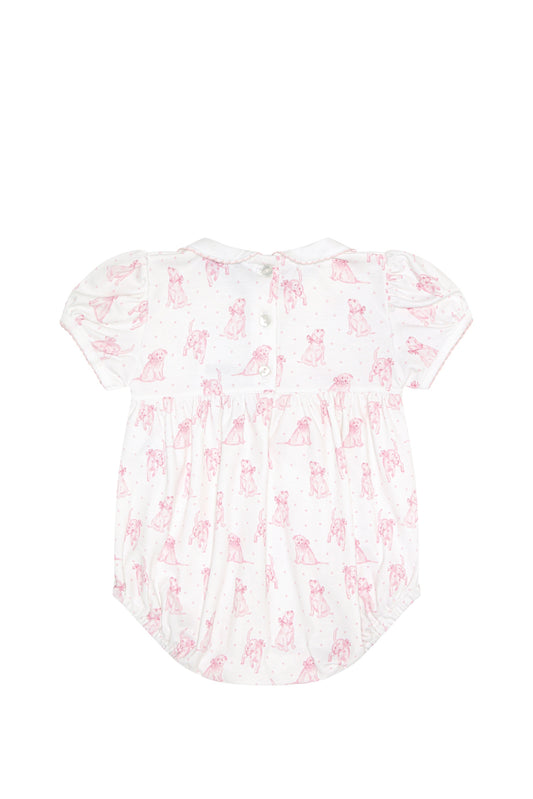 Smocked Bubble | Pink Puppy Love
