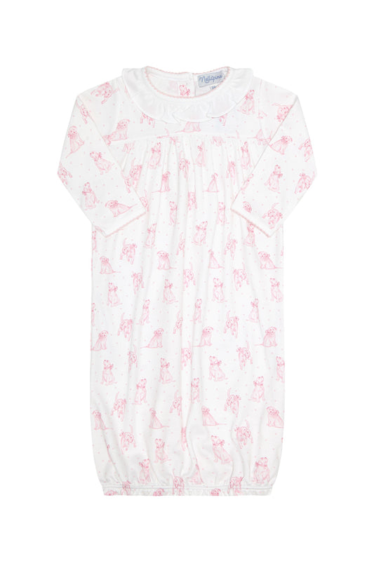 Print Gown | Pink Puppy Love