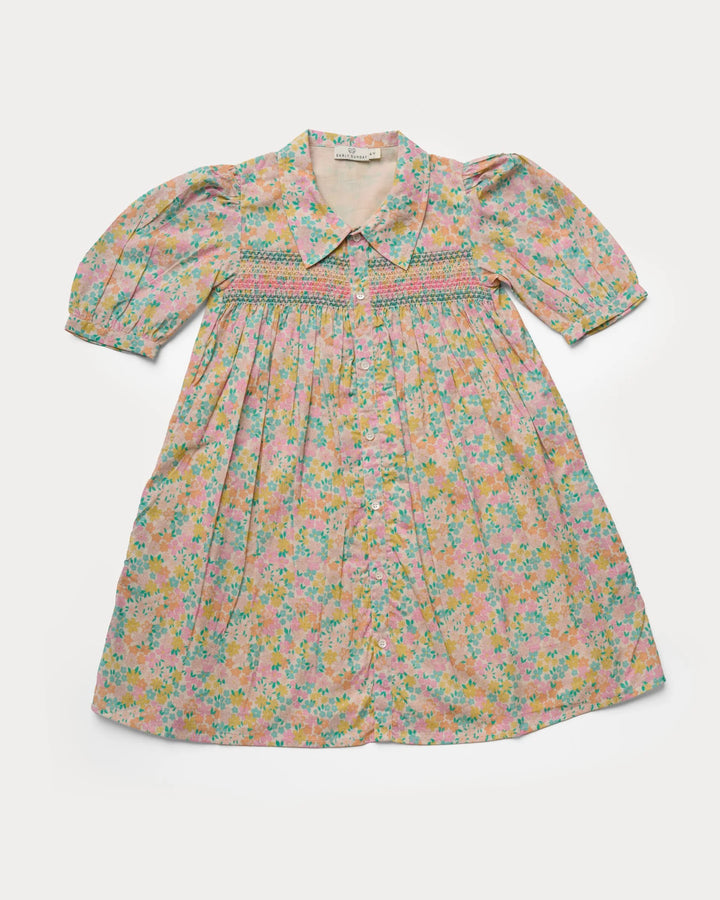 Jane Dress |  Emma Floral Mint