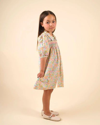 Jane Dress |  Emma Floral Mint