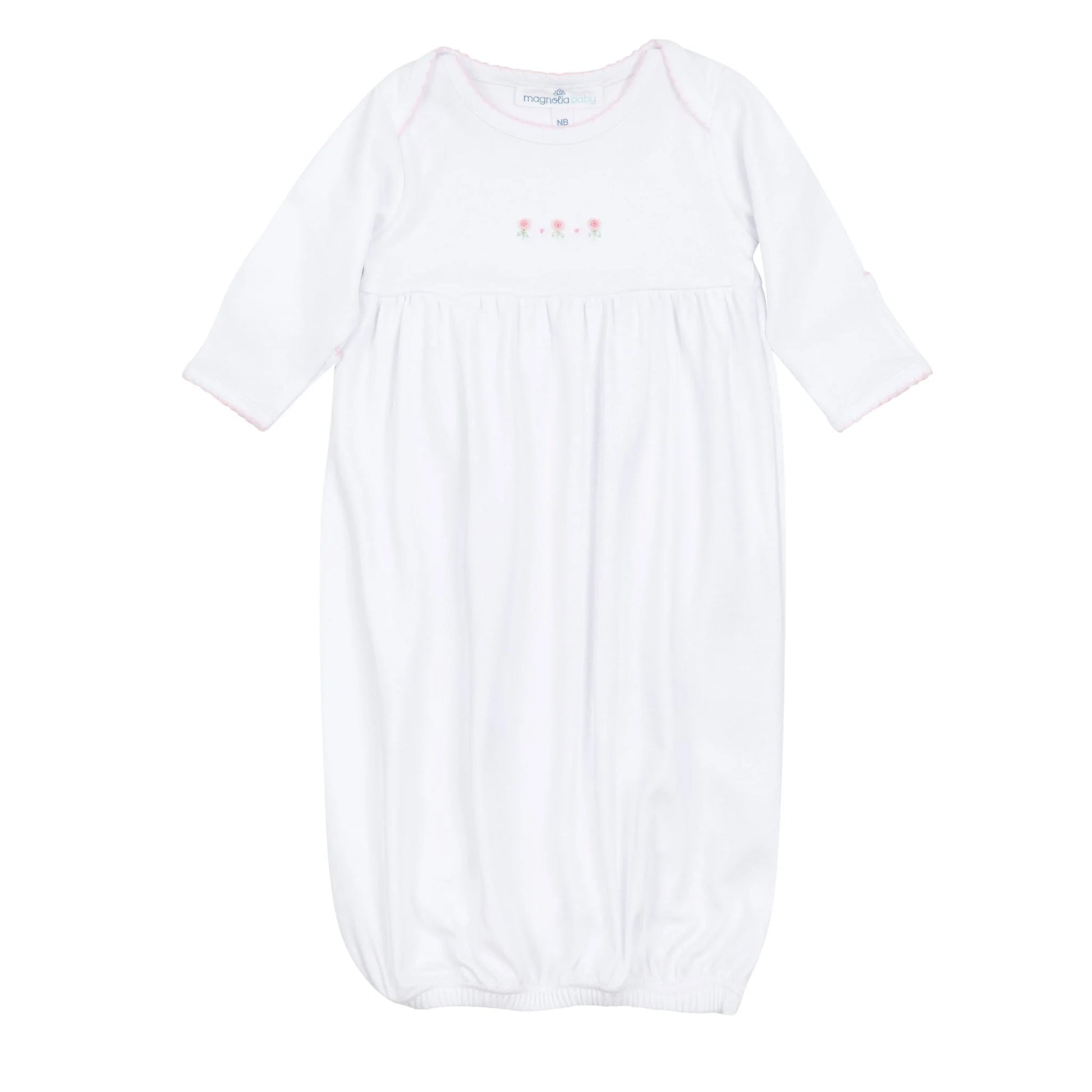 Juliette's Classics Embroidered Gathered Gown