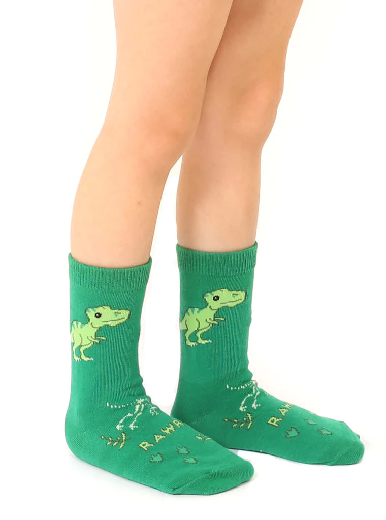 Dino 3D Crew Socks