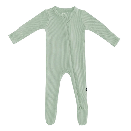 Kyte Baby Ribbed Zipper Footie | Thyme