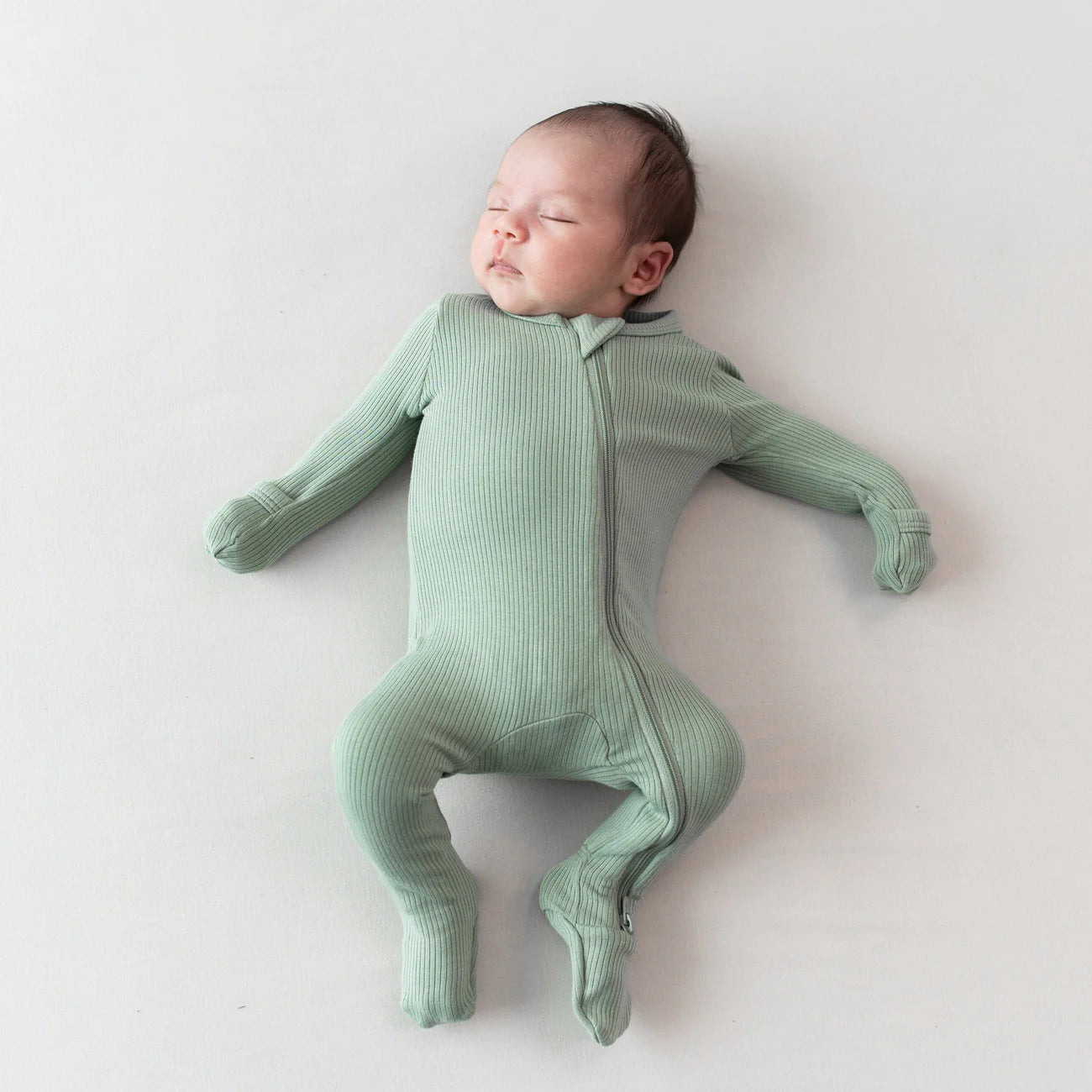 Kyte Baby Ribbed Zipper Footie | Thyme