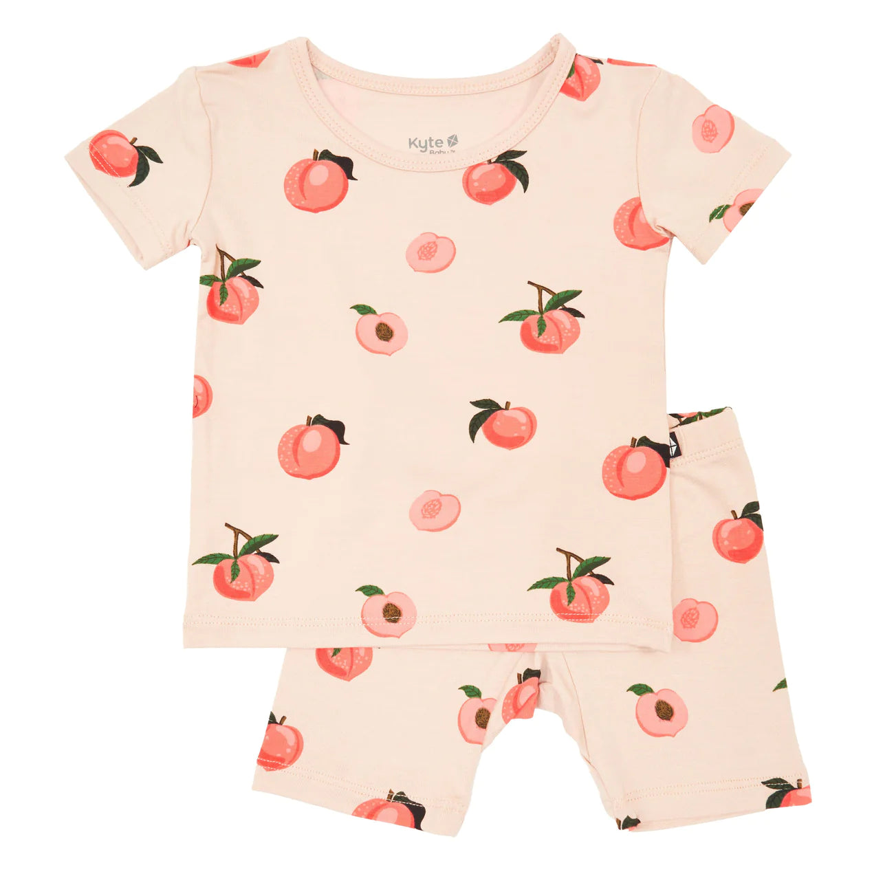Kyte Baby Toddler Pajama Short Set | Peach