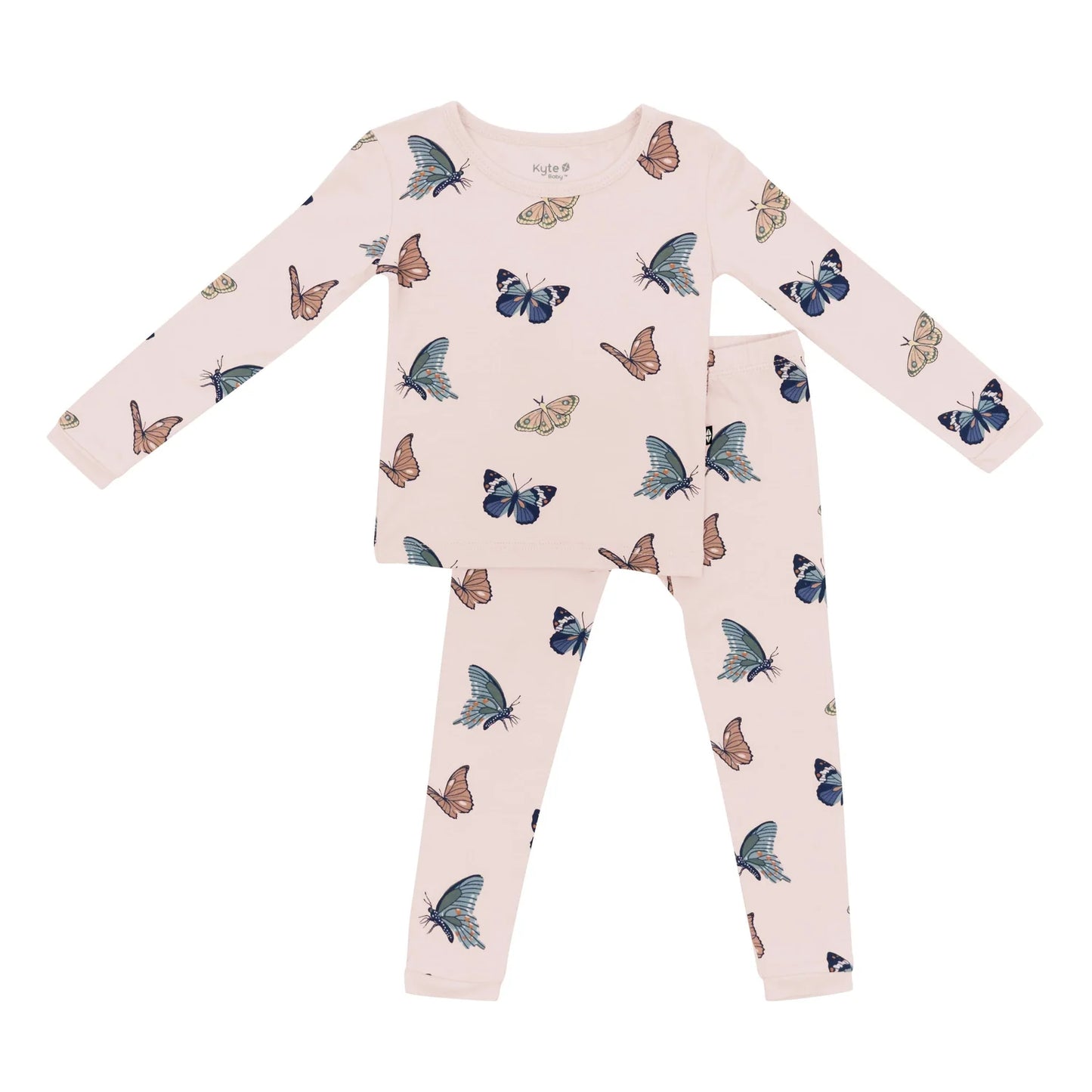 Kyte Baby Toddler Pajama Set | Blush Butterfly