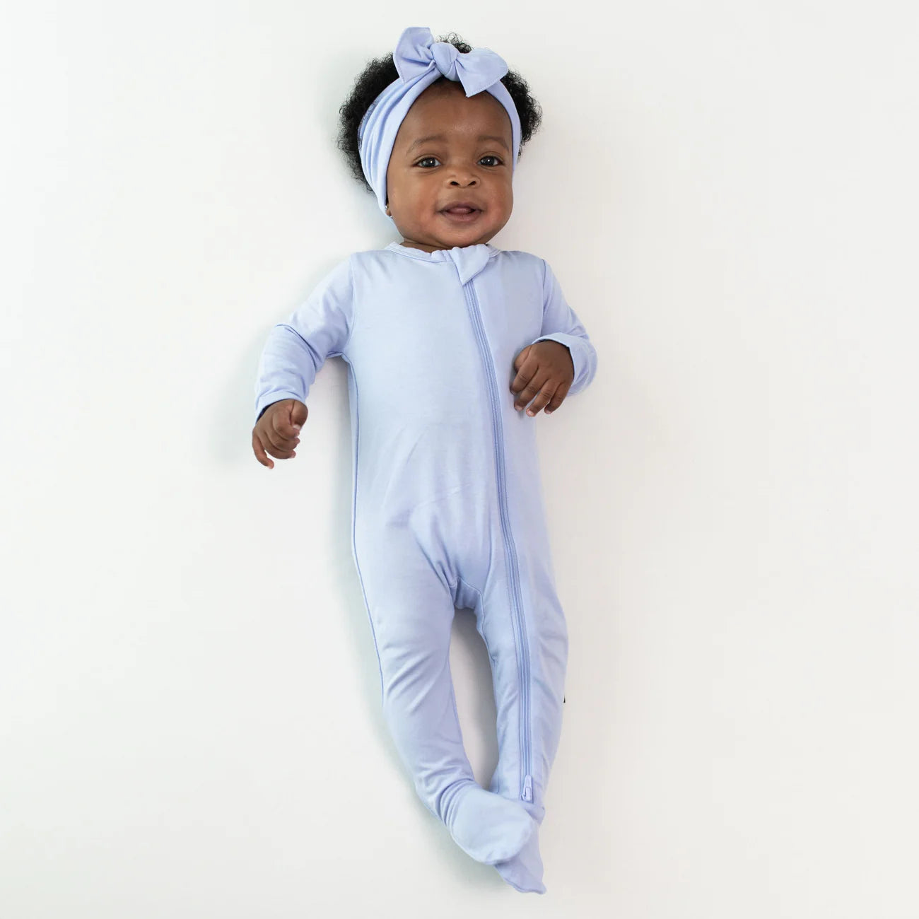 Kyte Baby Zippered Bamboo Footie | Lilac