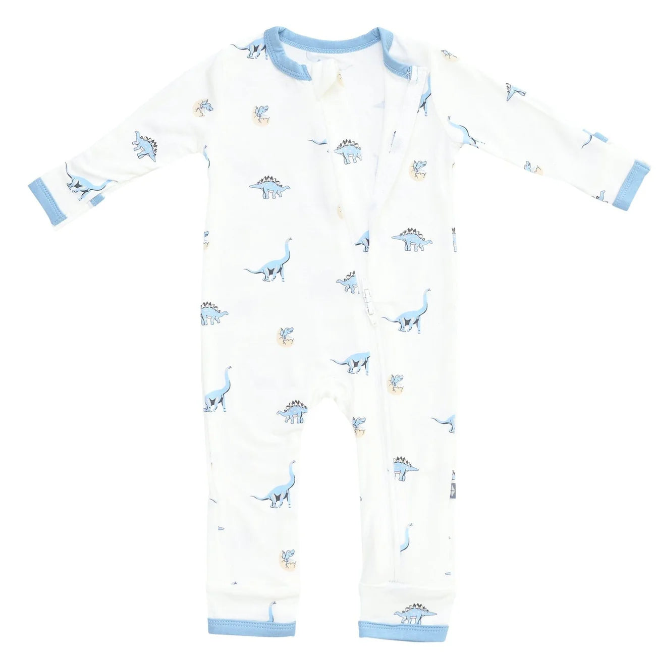 Kyte Baby Zippered Bamboo Romper | Jurassic