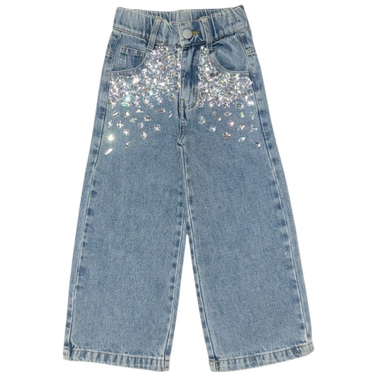 Lia Gemstone Denim Pants