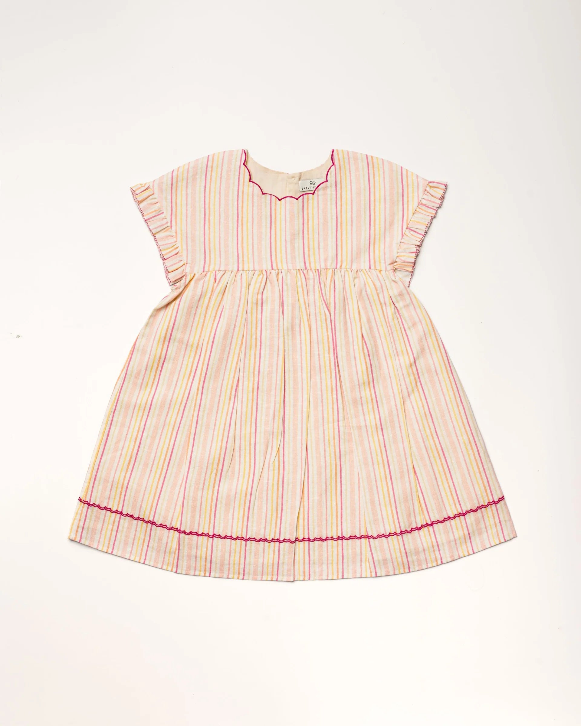 Lila Dress | Pink Stripes
