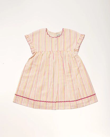 Lila Dress | Pink Stripes
