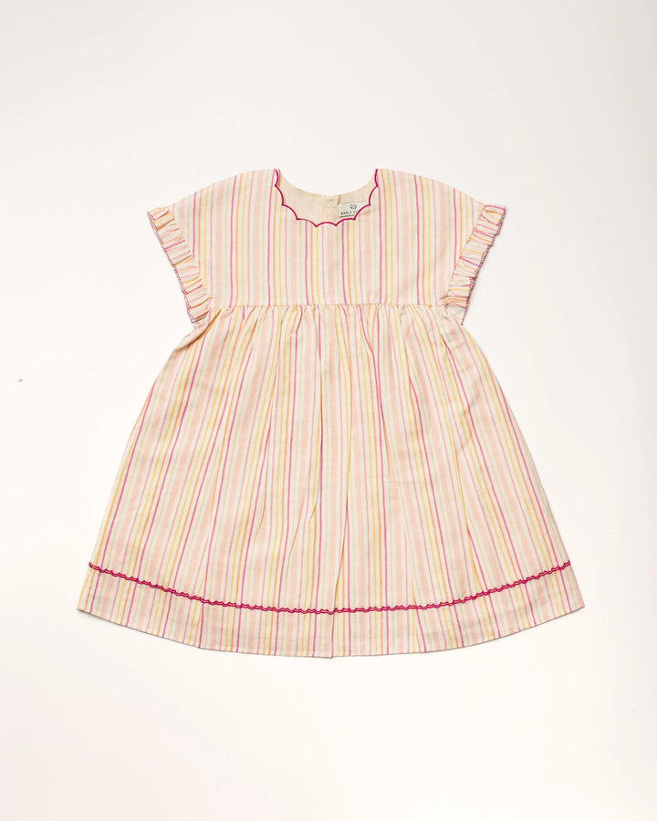 Lila Dress | Pink Stripes