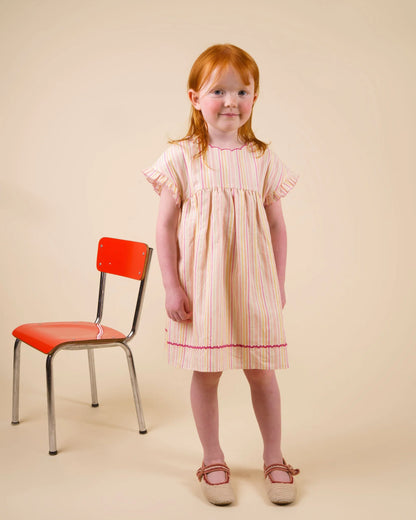 Lila Dress | Pink Stripes