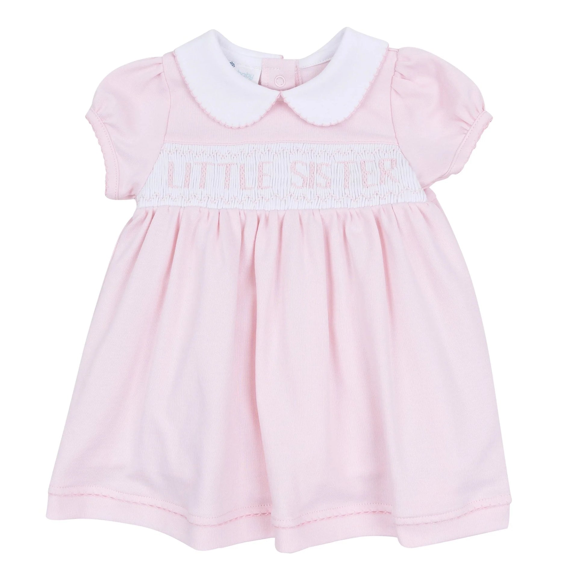 Little Sister Smocked Short Sleeve Dress